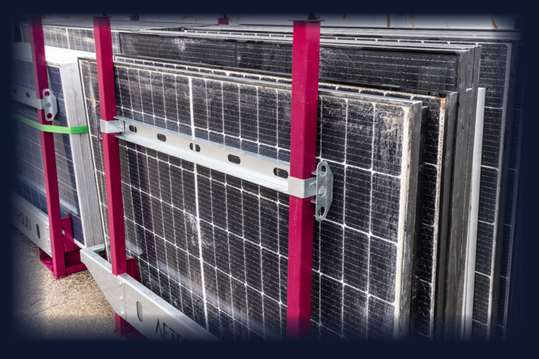 PV Modul, Transportgestell, Handling